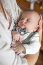 Komplet do chrztu dla chłopca - Merino Classic Gray