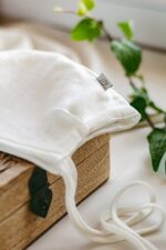 bonetka dla chłopca vintage na zime lilen