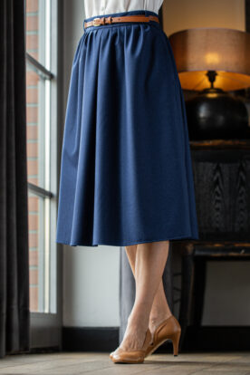 eleganckie spódnice damskie midi lilen
